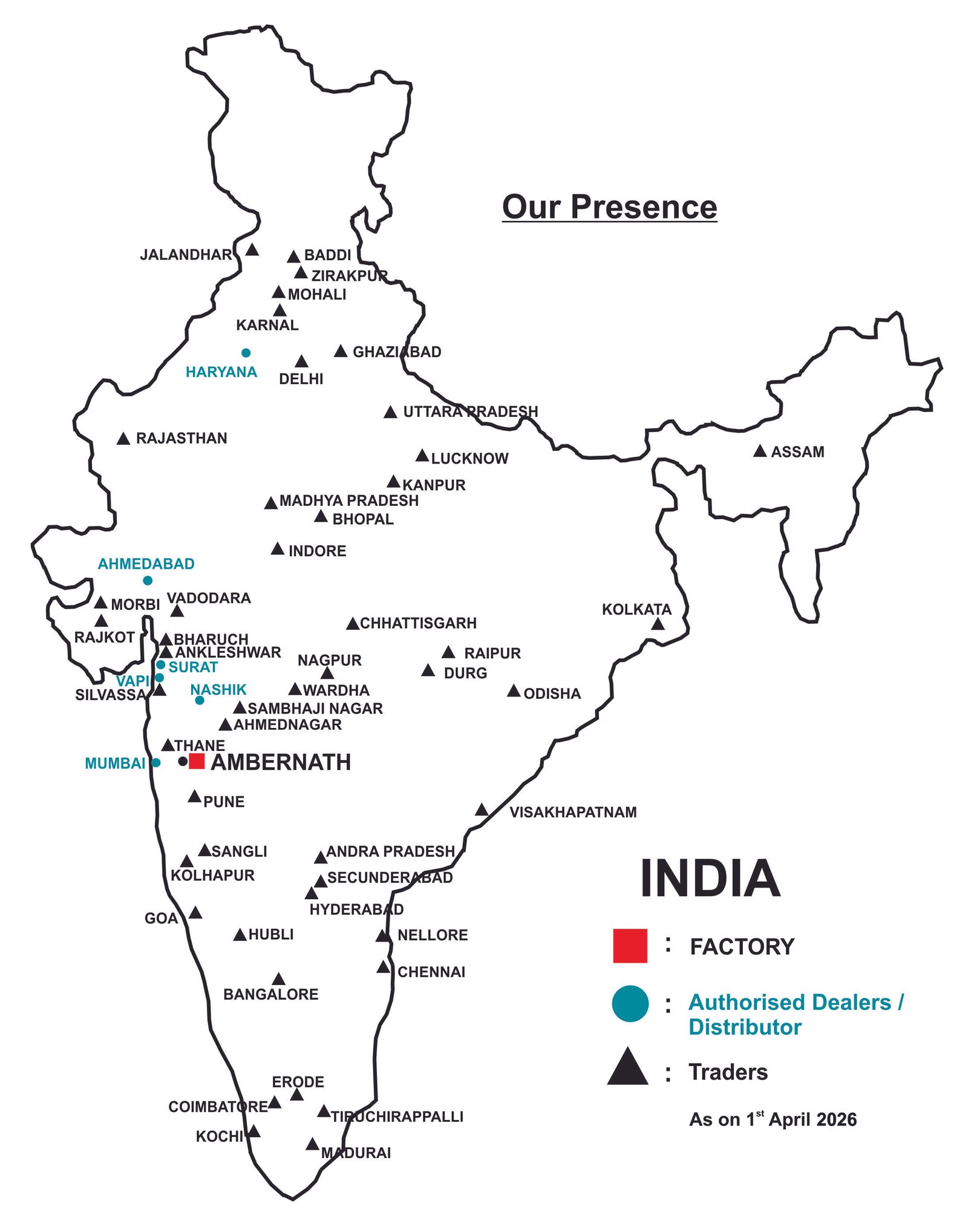 Shavison Global Presence Map